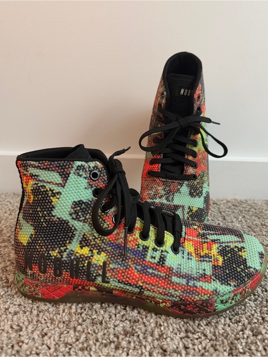 NOBULL Shoes - NOBULL High-Top Sneakers in Multi-Color Mosaic (Black Laces)